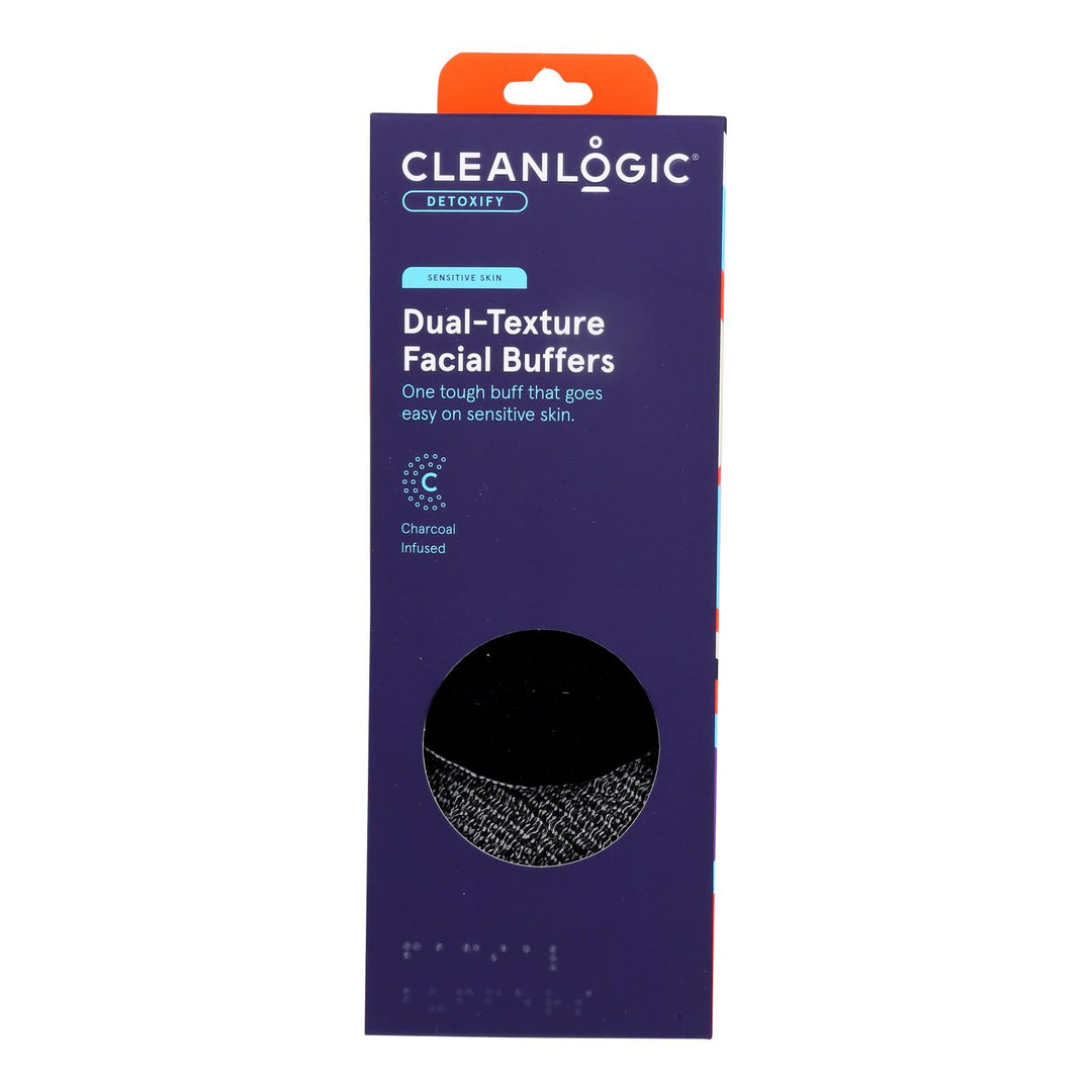 Cleanlogic - Face Bffr Dtx Chrcl Dual - 1 Each-3 Ct - Maras Green